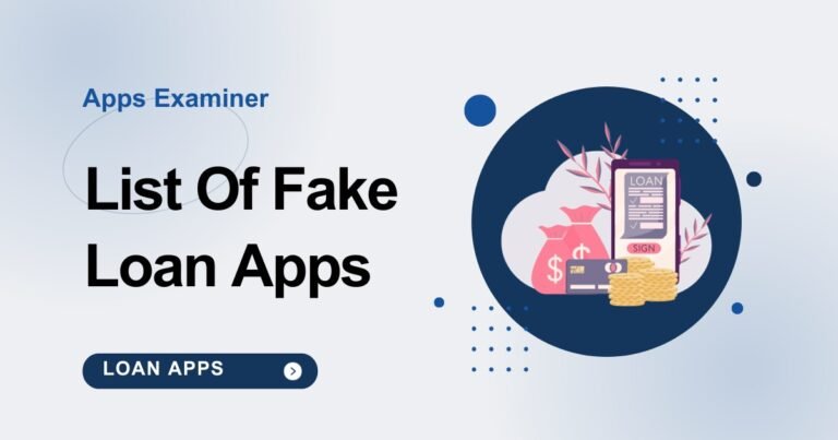 List Of Fake Loan Apps That Scam People